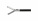 Зажим KOCHER с насечкой, 3х4 агрессивных зуба, 2 подвижные бранши, 5 мм, 330 мм