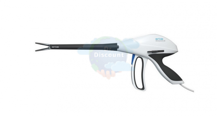 Биполярный зажим BiClamp® knife 220, изогнутый 36 mm, длина стержня 220 мм