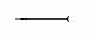 Вольфрамовый электрод типа «ленточная петля», прямой, 15 х 20 мм, длина 140 мм