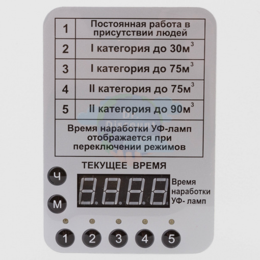 Рециркулятор УФ-бактерицидный настенно-потолочный «СПДС‑90‑Р»